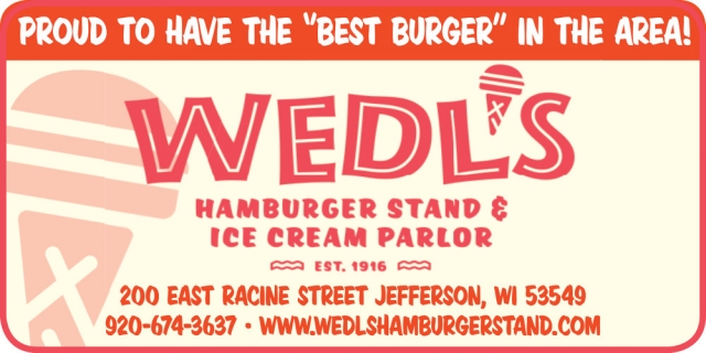 Hamburger Stand & Ice Cream Parlor, Wedl's Hamburger Stand, Jefferson, WI