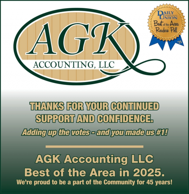Accounting Services, AGK Accounting, LLC