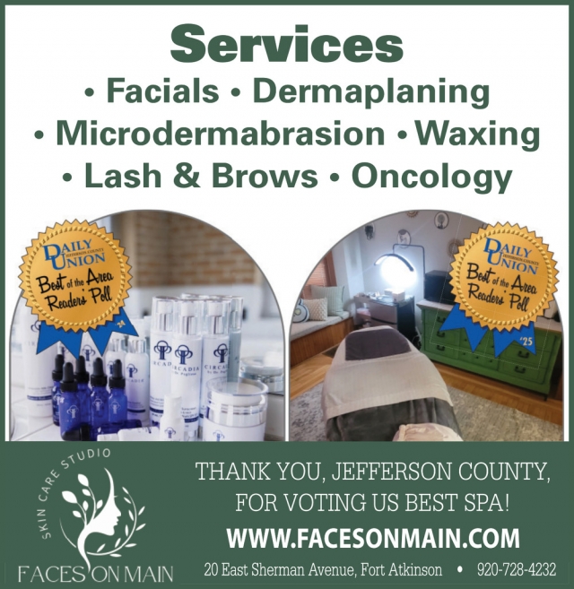 Dermaplaning, Faces On Main, Fort Atkinson, WI