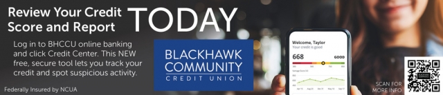 Review Your Credit Score and Report, Blackhawk Community Credit Union, Stoughton, WI