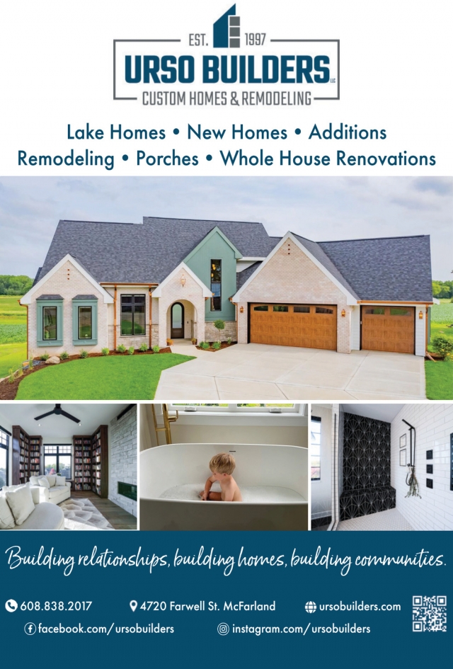 Lake Homes, Urso Bros. LLC, Mc Farland, WI