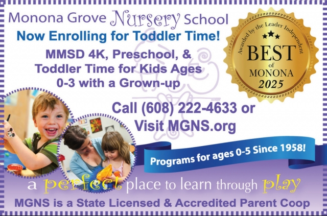 Programs for Kids 0-5!, Monona Grove Nursery School, Madison, WI