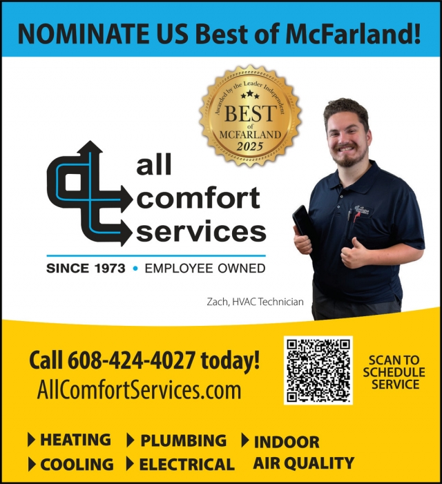 Best of Mcfarland!, All Comfort Services, Madison, WI