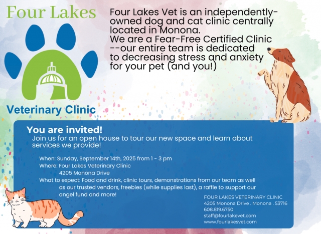 Veterinary Clinic, Four Lakes Veterinary Clinic, Madison, WI