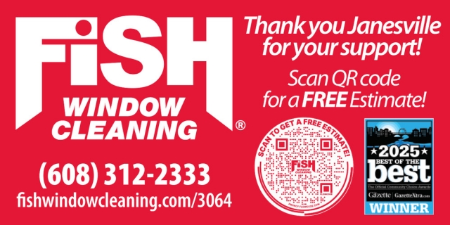 Window Cleaning, Fish Window Cleaning, Beloit, WI