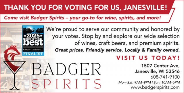 Spirits, Badger Spirits Janesville