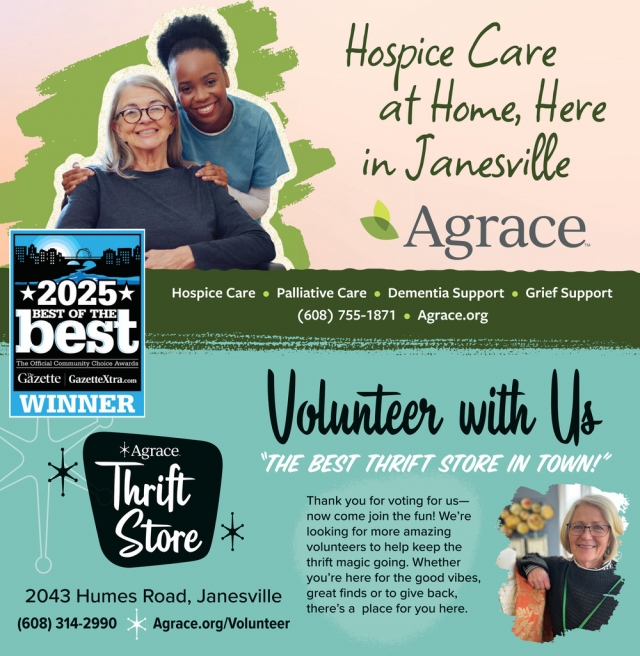 Hospice Care at Home, Agrace, Janesville, WI