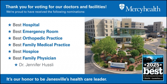 Best Hospital, Mercyhealth Hospital, Janesville, WI
