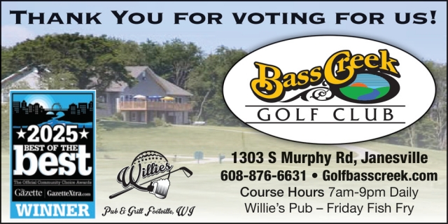 Golf Club, Bass Creek Golf Club, Janesville, WI