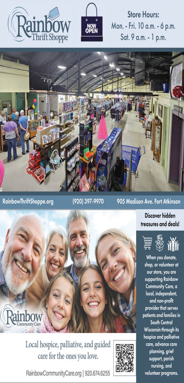 Discover Hidden Treasures and Deals, Rainbow Thrift Shoppe