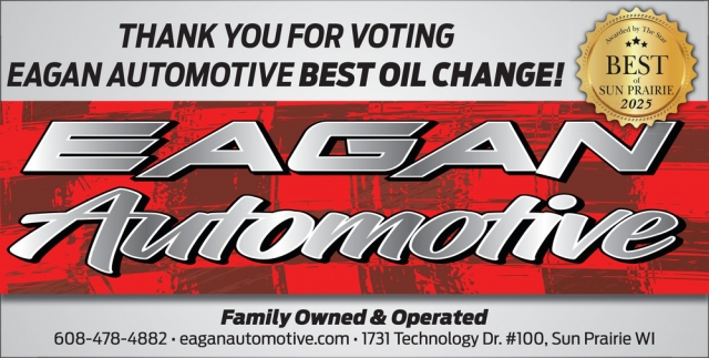 Best Oil Change, Eagan Automotive, Sun Prairie, WI