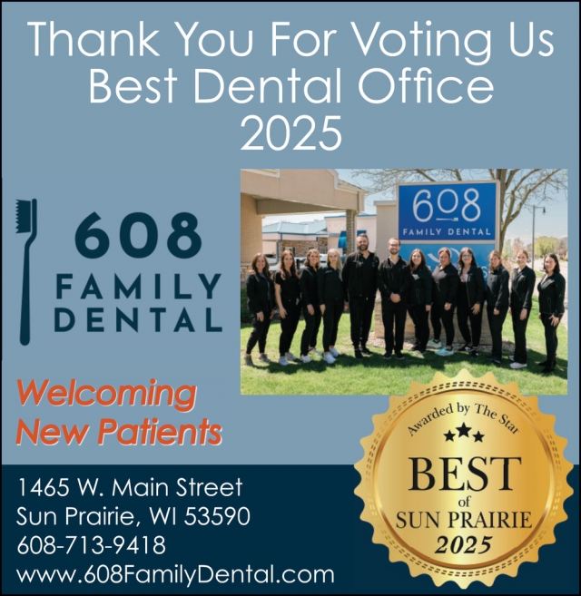Best Dental Office, 608 Family Dental, Sun Prairie, WI
