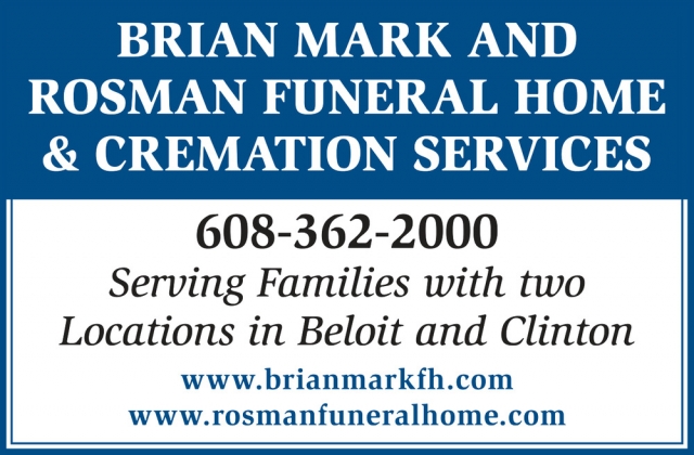 Funeral Home, Brian Mark Funeral  and Rosman Funeral Home & Cremation Services