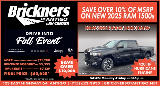 Fall Event, Brickners of Antigo, Antigo, WI