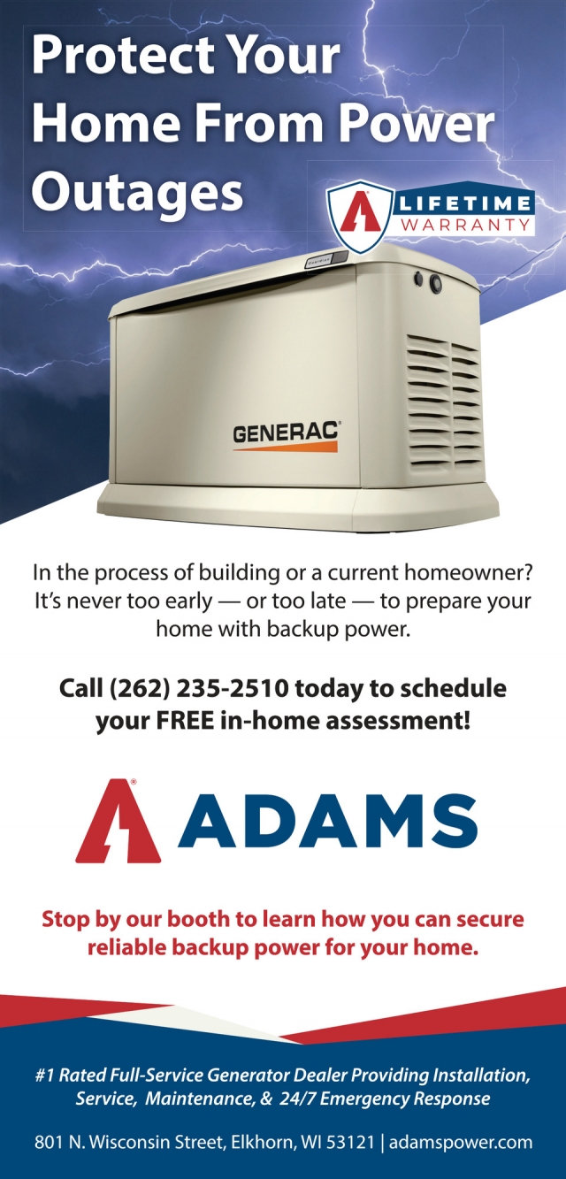 Protect Your Home from Power Otages, Adams Heating & Cooling, Elkhorn, WI