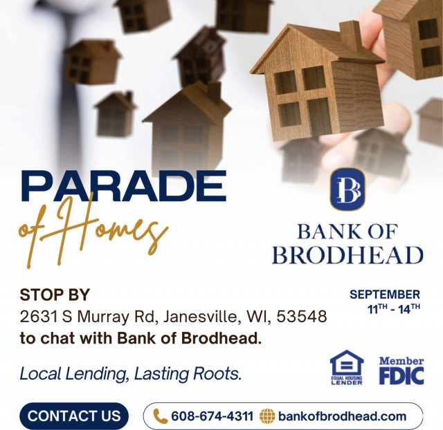 Parade of Homes, Bank Of Brodhead, Brodhead, WI