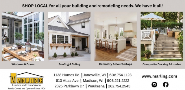 Shop Local for All Your Building and Remodeling Needs, Marling Lumber And Home Works, Janesville, WI