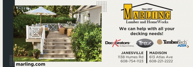 We Can Help with All Your Decking Needs!, Marling Lumber And Home Works, Janesville, WI