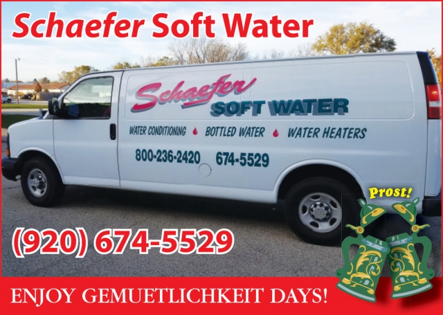 Enjoy Gemuetlichkeit Days!, Schaefer Soft Water, Lake Mills, WI