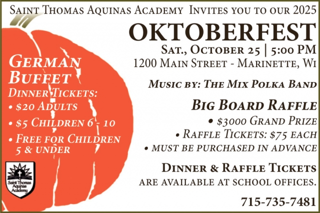 Oktoberfest, Saint Thomas Aquinas Academy, Marinette, WI
