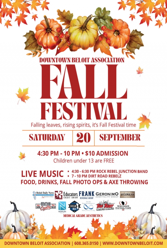 Fall Festival, Downtown Beloit Association, Beloit, WI