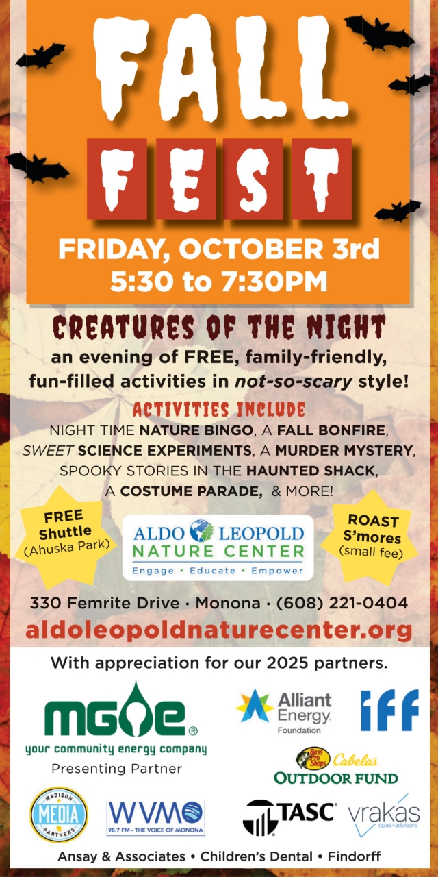 Fall Fest, Aldo Leopold Nature Center, Monona, WI