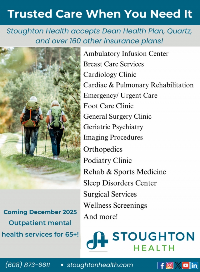 Trusted Care when You Need It, Stoughton Hospital, Stoughton, WI