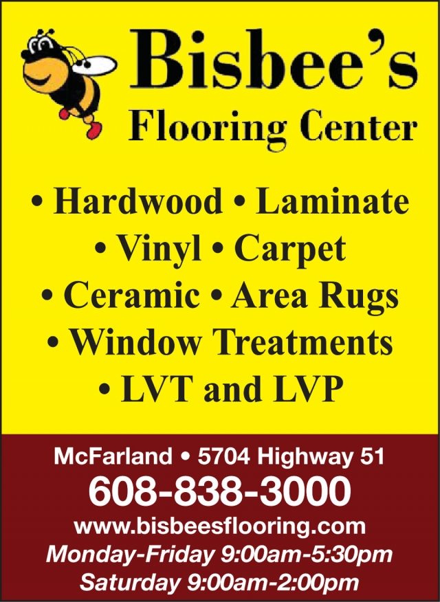Hardwood - Laminate - Vinyl, Bisbee's Flooring Center, Sun Prairie, WI