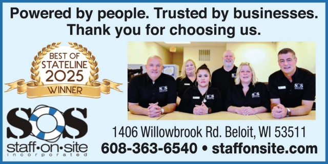 Staffing Services, Staff On Site, Inc, Beloit, WI