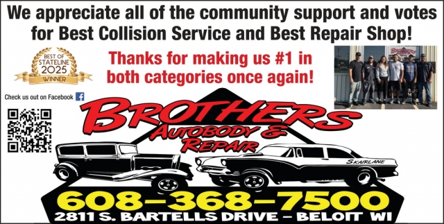 Best Repair Shop, Brothers Auto & Repair, Beloit, WI