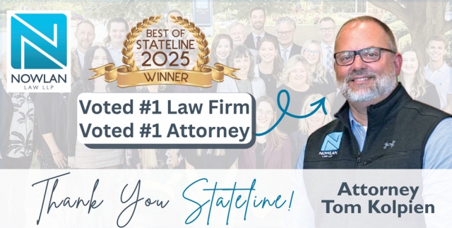 Voted #1 Law Firm, Nowlan Law LLP, Janesville, WI