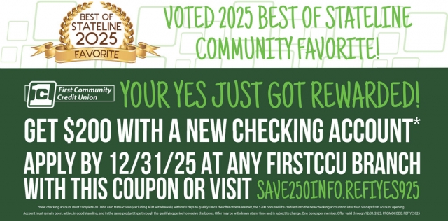 Your Yes Just Got Rewarded!, First Community Credit Union - Beloit, Beloit, WI