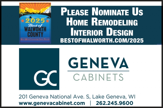Many Thanks To All Who Voted For Us!, Geneva Cabinets, Lake Geneva, WI