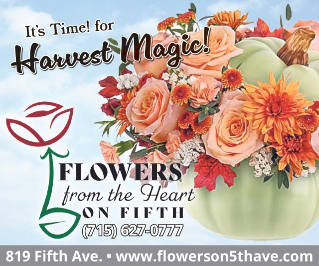 It's Time! for Harvest Magic!, Flowers From the Heart of Fifth, Antigo, WI