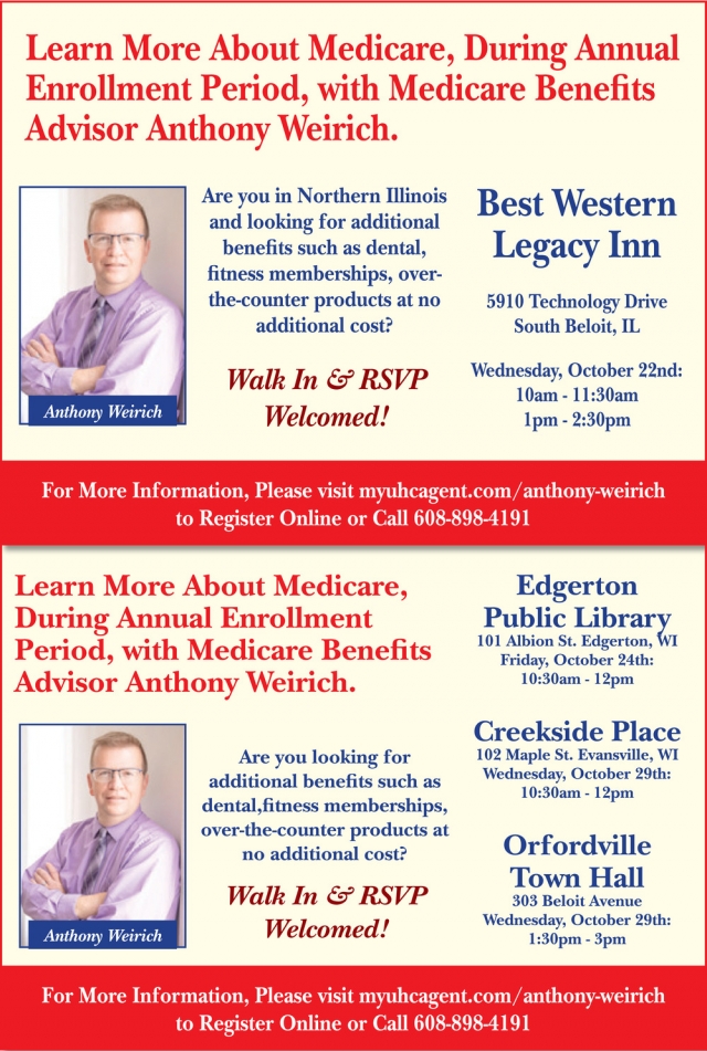Learn More About Medicare, United Healthcare - Anthony Weirich, WI