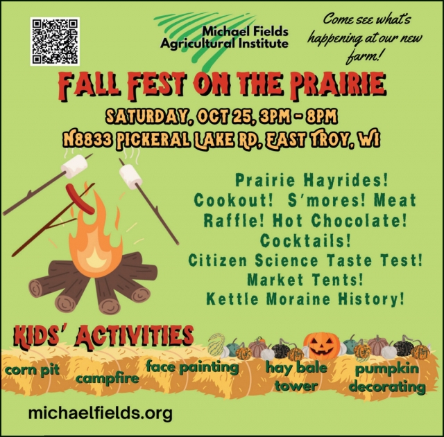 Kid's Activities, Fall Fest on The Prairie (October 25, 2025)