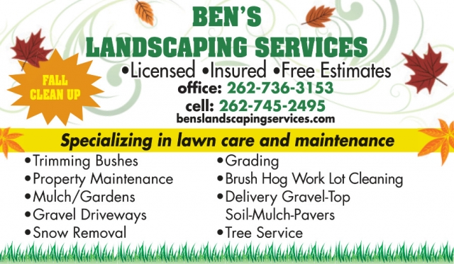 Trimming Bushes, Ben's Landscaping Service