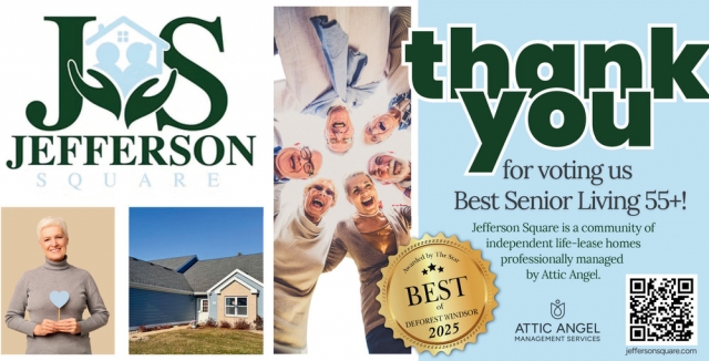 Best Senior Living 55+!, Jefferson Square, Deforest, WI