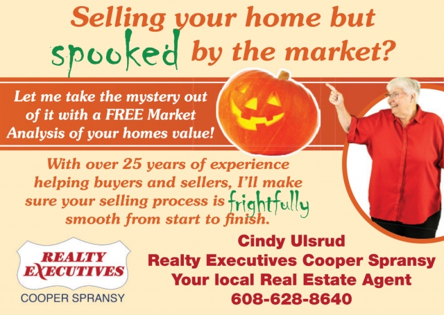 Selling Your Home but Spooked by The Market?, Cindy Ulsrud - Realty Executives Cooper Spransy, Sun Prairie, WI