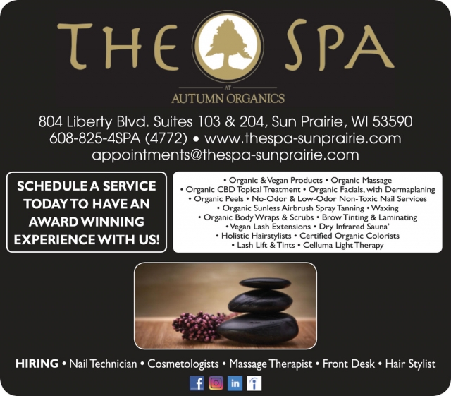Autumn Organics, The Spa - Sun Prairie, Sun Prairie, WI