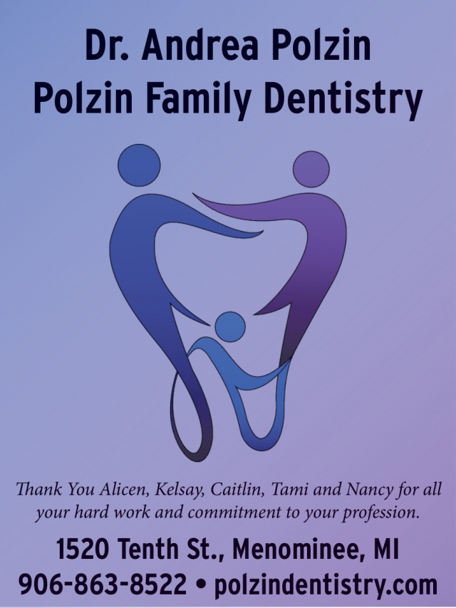 Dr. Andrea Polzin, Polzin and LaValley Family Dentistry, Menominee, MI