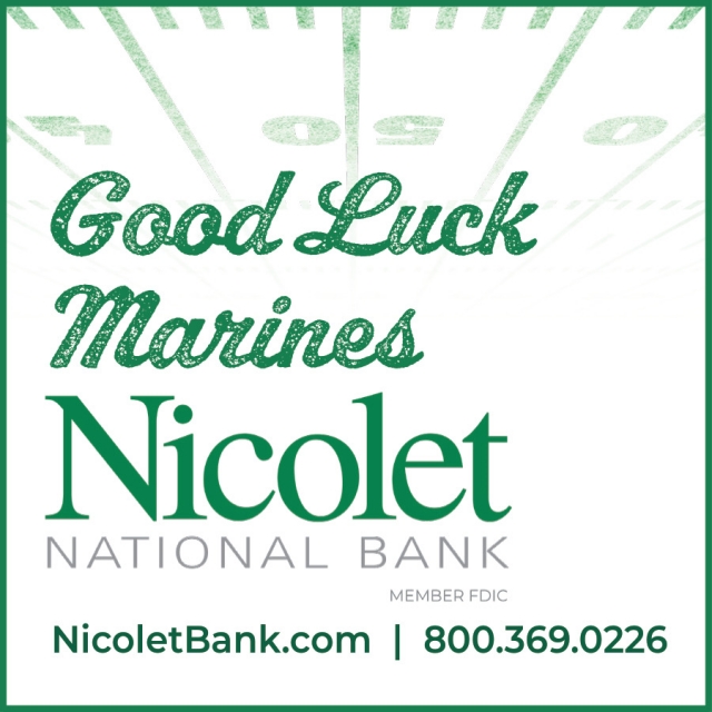 Good Luck Marines, Nicolet National Bank