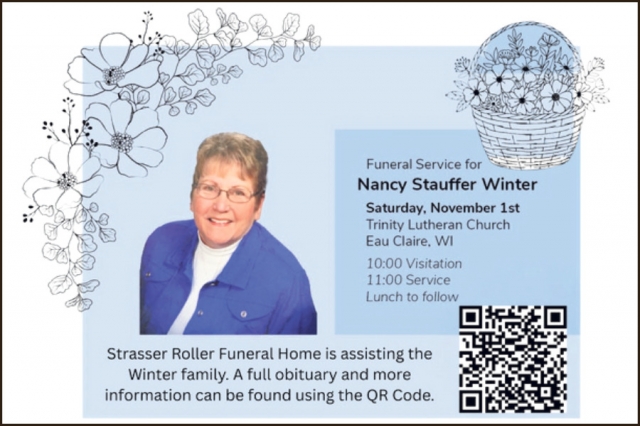 Funeral Service for Nancy Stauffer Winter, Funeral Service for Nancy Stauffer Winter