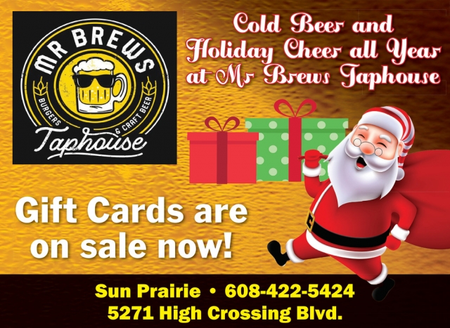 Gift Cards are On Sale Now!, Mr. Brews Taphouse - Waunakee, Waunakee, WI