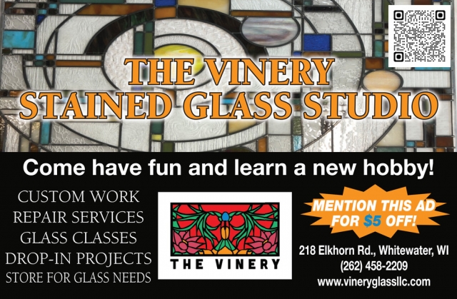 The Winery Stained Glass Studio, The Vinery, Whitewater, WI