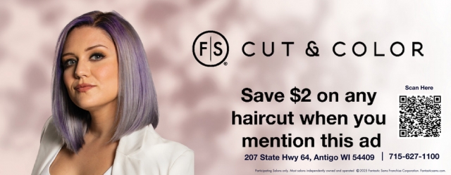 Save $2 On Any Haircut When You Mention this Ad, FS Cut & Color, Antigo, WI