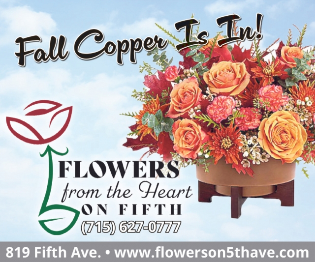 Fall Copper is In!, Flowers From the Heart of Fifth, Antigo, WI