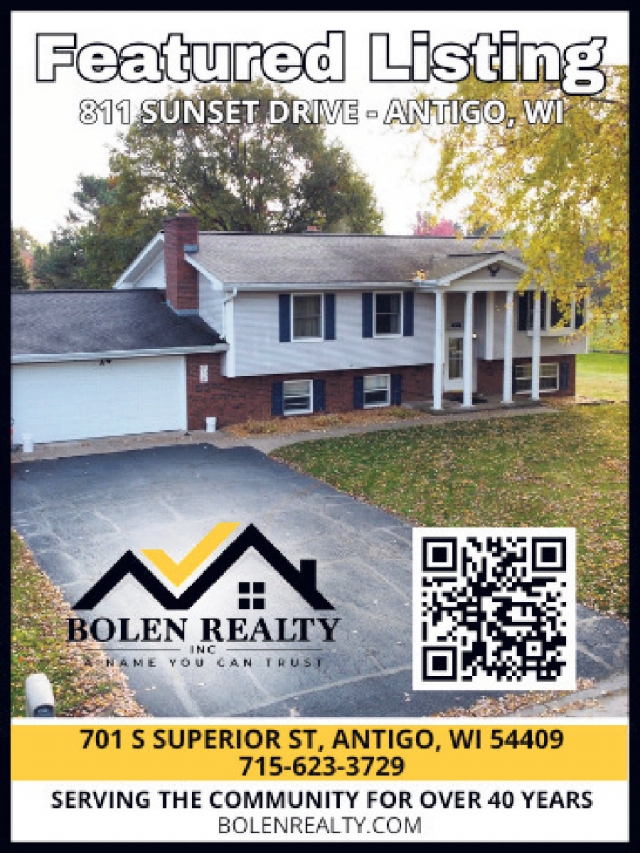 Feautred Listing, Bolen Realty, Antigo, WI
