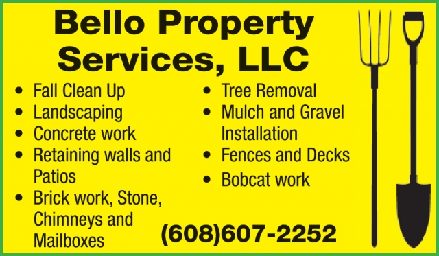 Landscaping, Bello Property Services, LLC, Janesville, WI