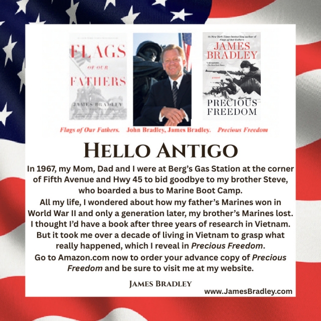 Hello Antigo, James  Bradley